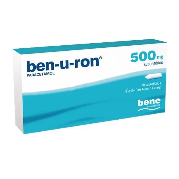 ben-u-ron, 500 mg Blister 10 Unidade(s) Sup