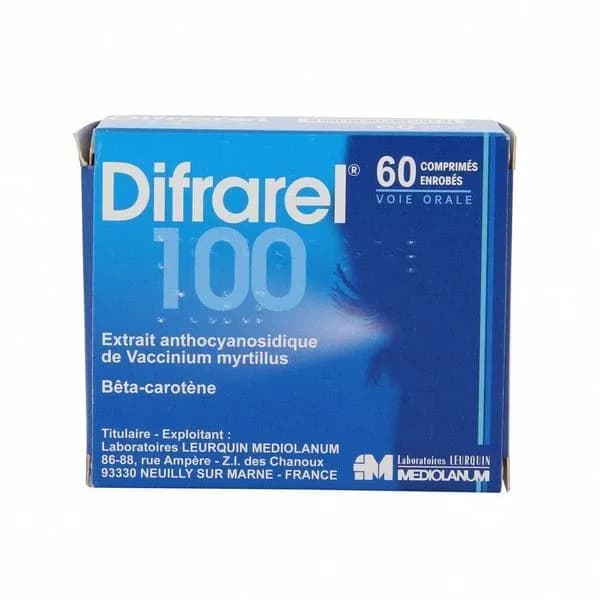 Difrarel,100 mg Blister 60 Unidade(s) Comp revest