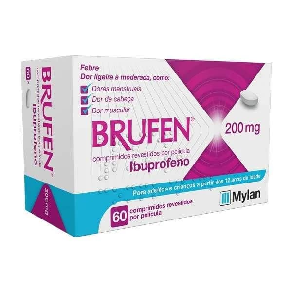 Brufen, 200 mg Blister 60 Unidade(s) Comp revest pelic
