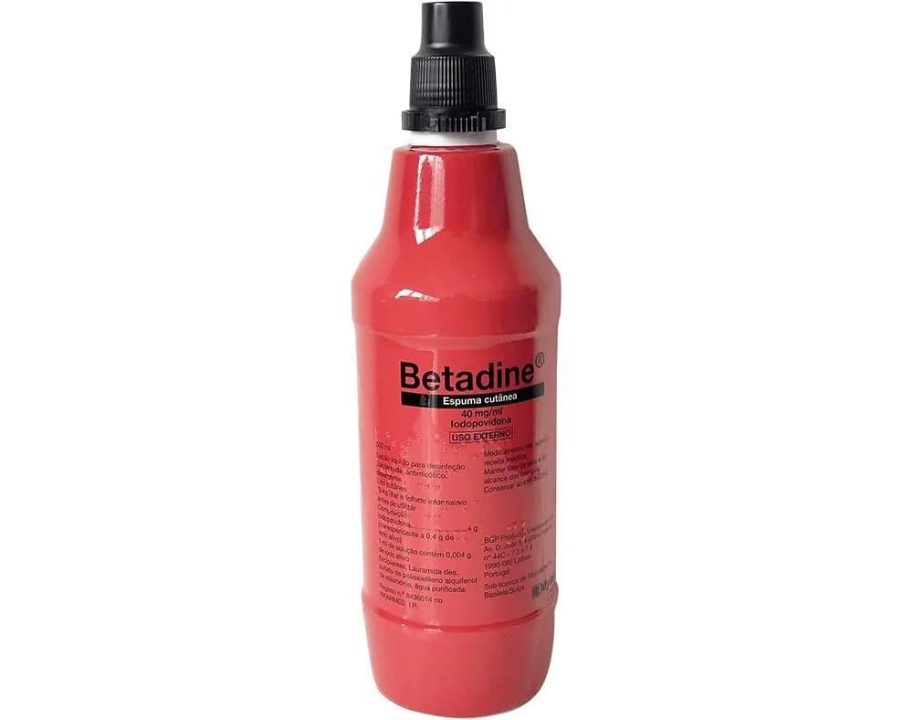 Betadine, 40 mg/ml Frasco 500 ml Sol cutan