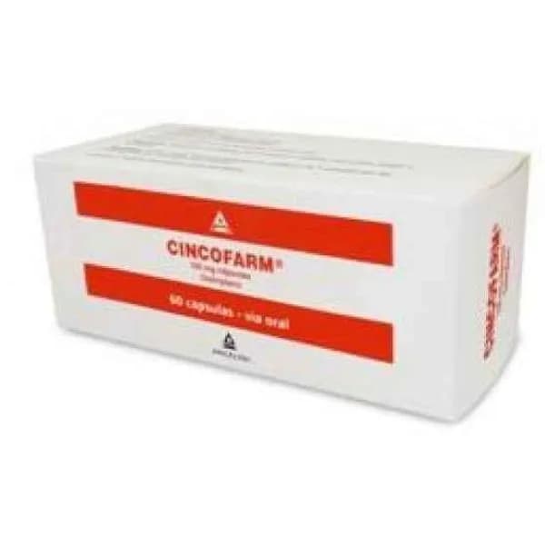 Cincofarm, 100 mg Blister 60 Unidade(s) Caps
