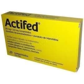 Actifed, 60/2,5 mg x 20 comp