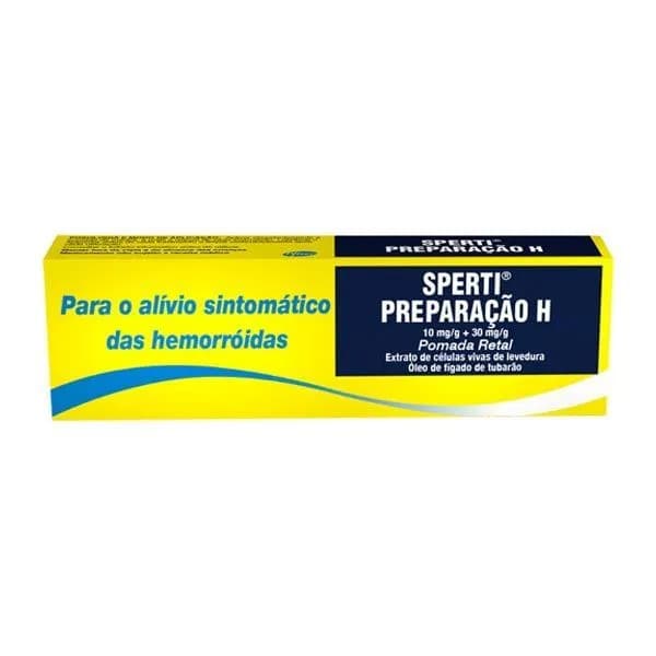 Sperti Preparacao H, 10/30 mg/g-25g x 1 pda rect bisnaga