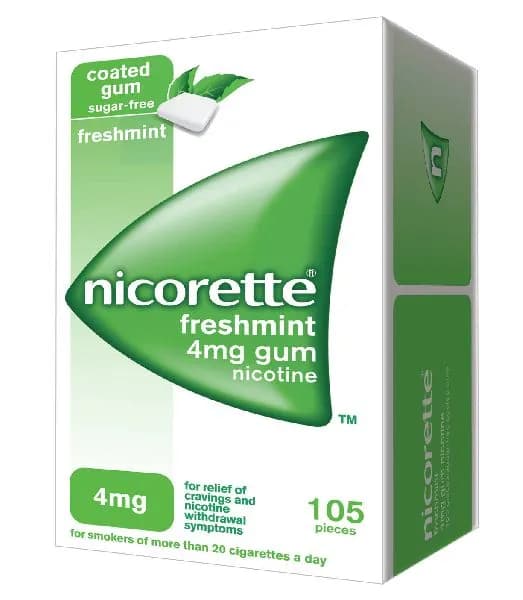 Nicorette, 4 mg x 105 goma
