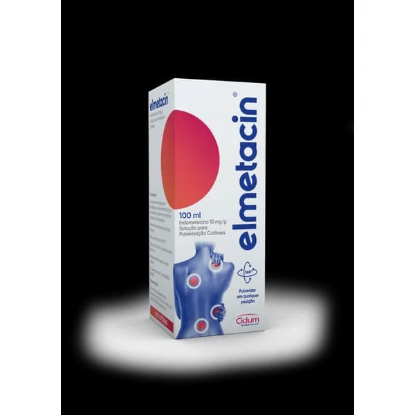 Elmetacin, 10 mg/g-100 mL x 1 sol pulv cut