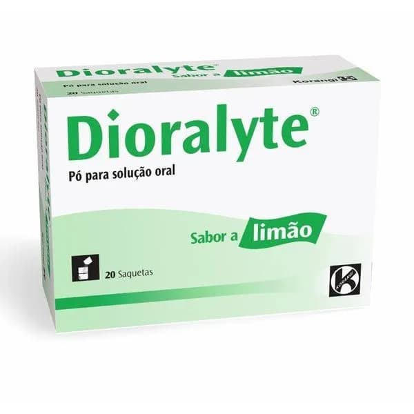 Dioralyte (Sabor Limão) x 20 pó sol oral saq