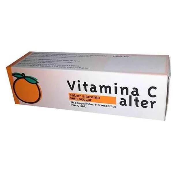 Vitamina C Alter Laranja, 1000 mg x 20 comp eferv