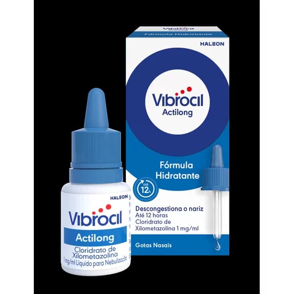 Vibrocil Actilong, 1 mg/ml Frasco 10 ml Gta nasal sol