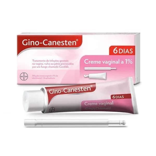 Gino-Canesten, 10 mg/g Bisnaga 50 g Cr vag