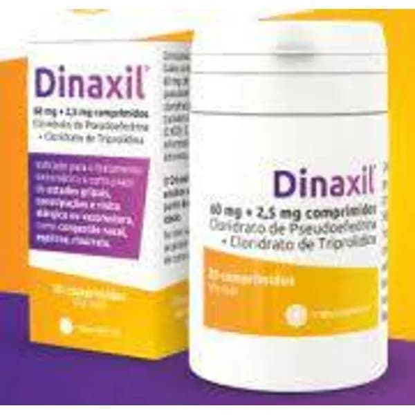 Dinaxil,60 mg + 2.5 mg Frasco 20 Unidade(s) Comp