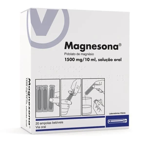 Magnesona, 1500 mg/10 mL x 20 sol oral amp