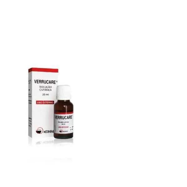Verrucare, 5 mg/ml + 100 mg/ml Frasco 20 ml Sol cutan