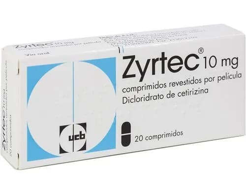 Zyrtec, 10 mg Blister 20 Unidade(s) Comp revest pelic