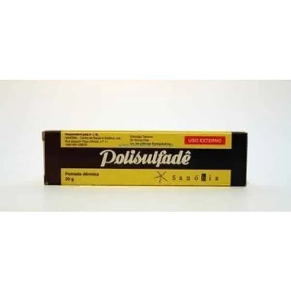 Polisulfadê (20 g), 500/10000 UI/g x 1 pda